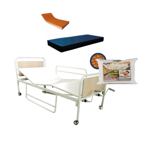 Combo cama hospitalaria mecánica 3 planos cm 045