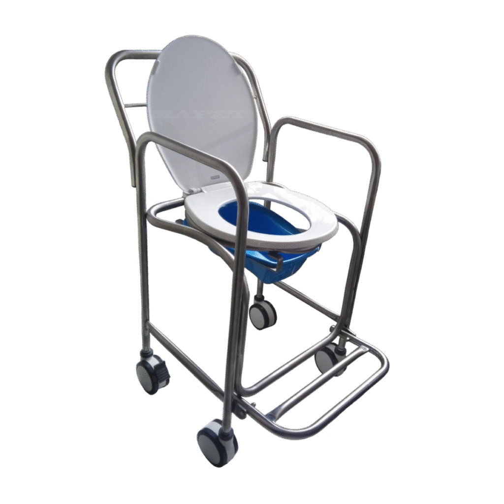 Silla pato en acero inox cm 186