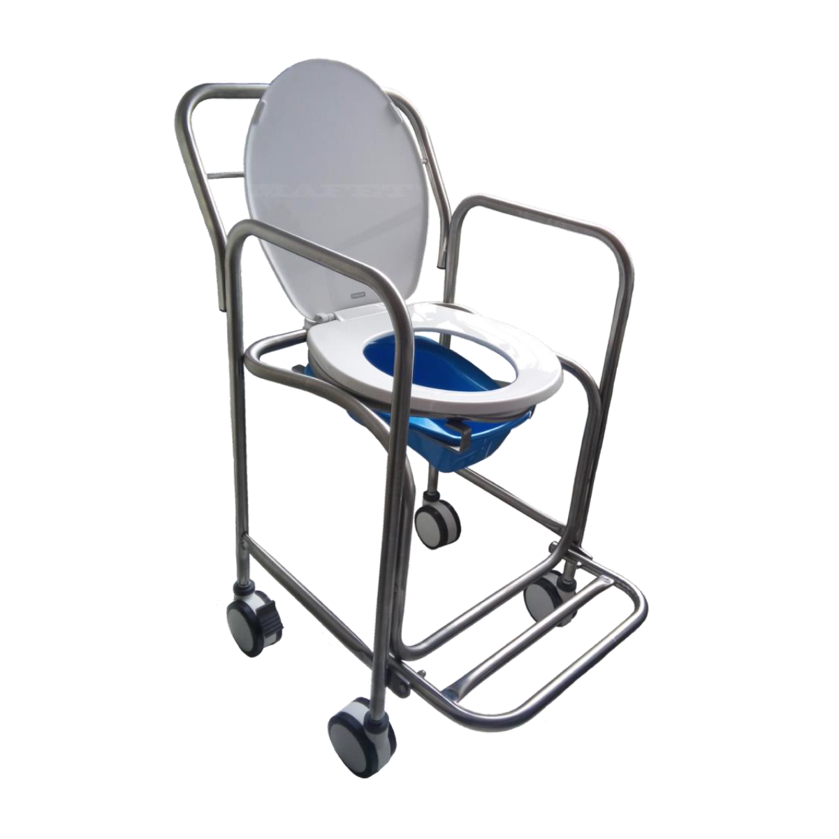 Silla pato en acero inox cm 186