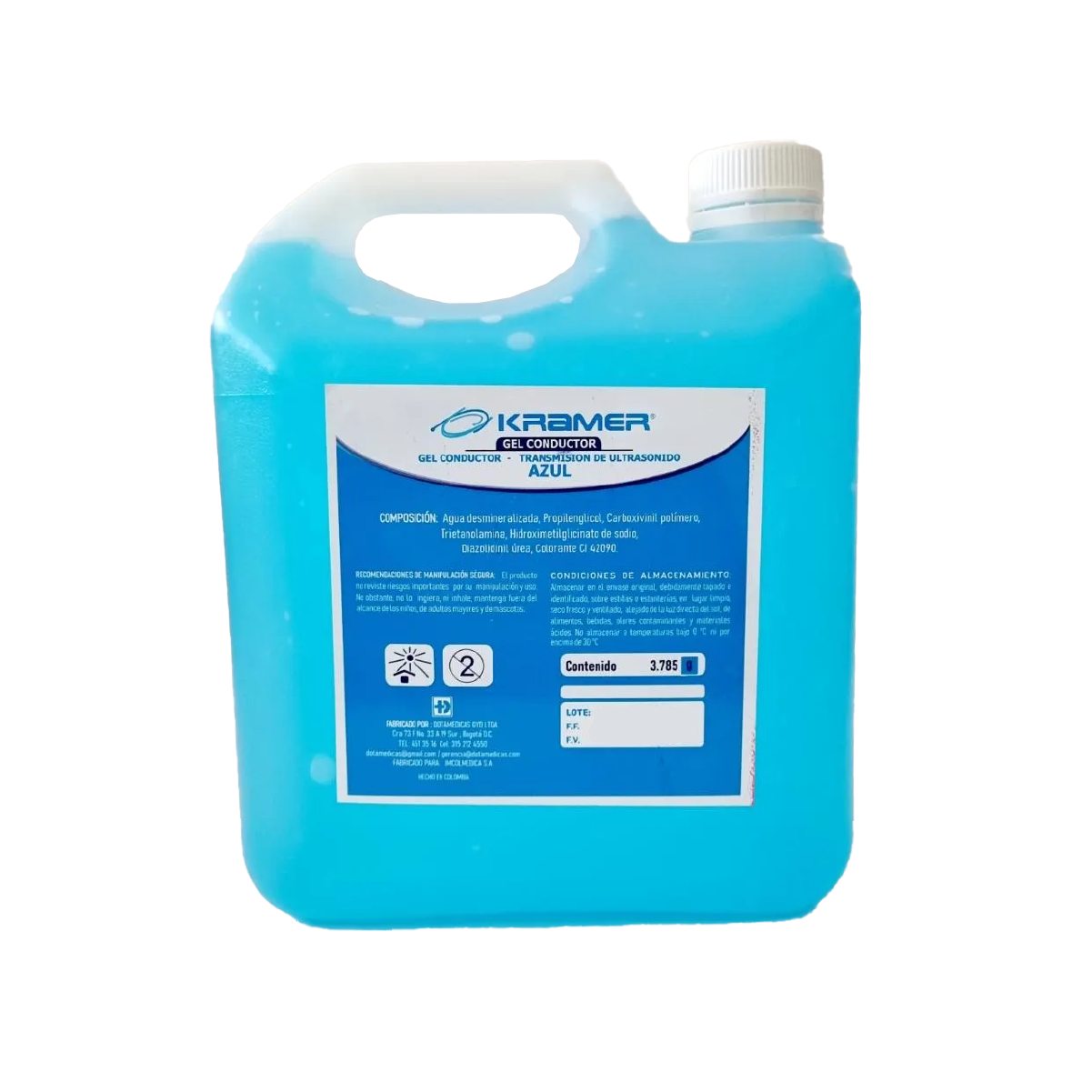 Gel conductor ultra sonido