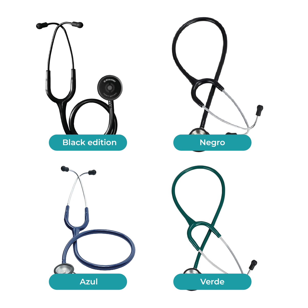 Estetoscopio duplex 2.0 – aluminio Colores