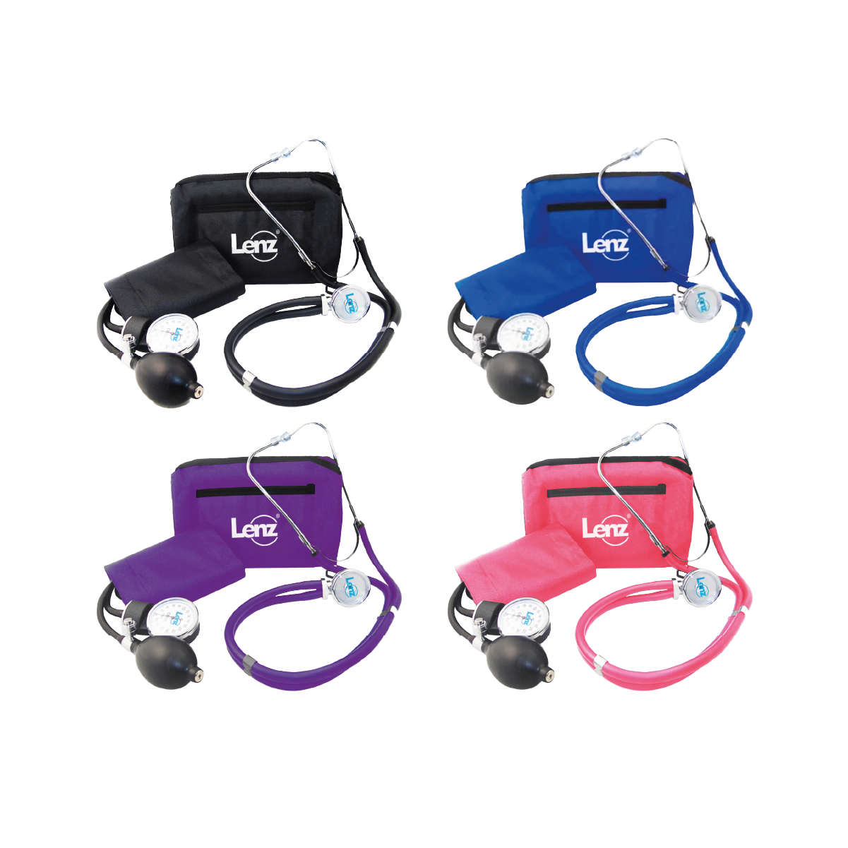 Kit tensiómetro y fonendoscopio Lenz GZ - 50 todos los colores