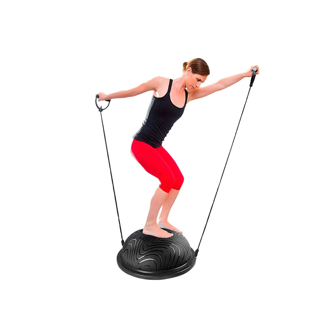 Medio Balón Inflable Para Equilibrio Y Resistencia, 58cm De Diámetro