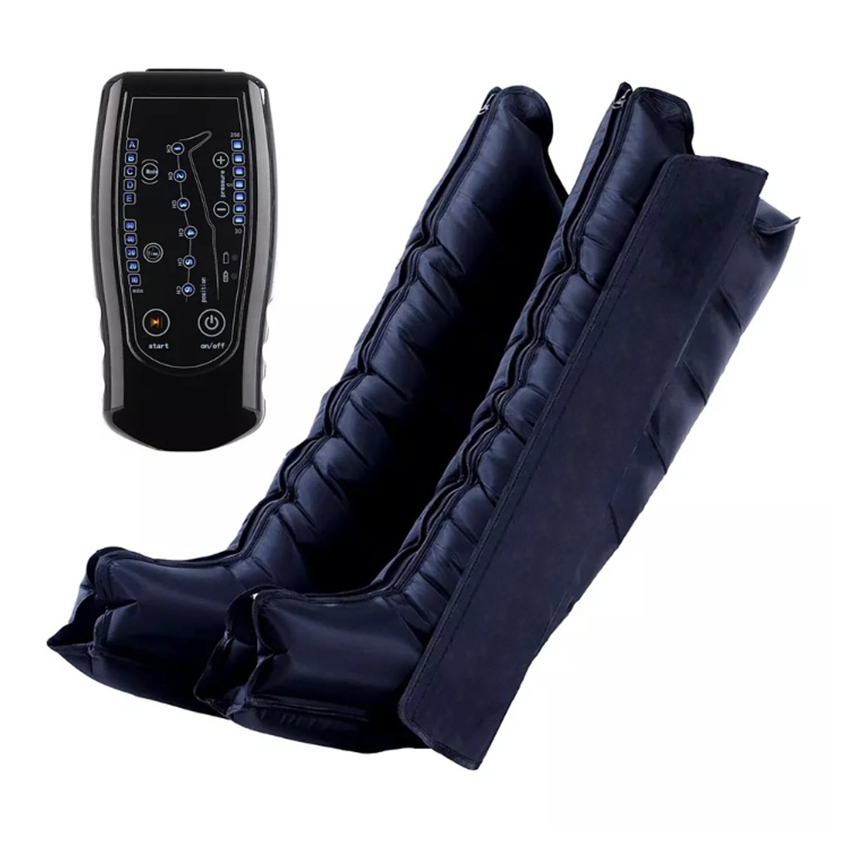 Botas y control de compresión para presoterapia
