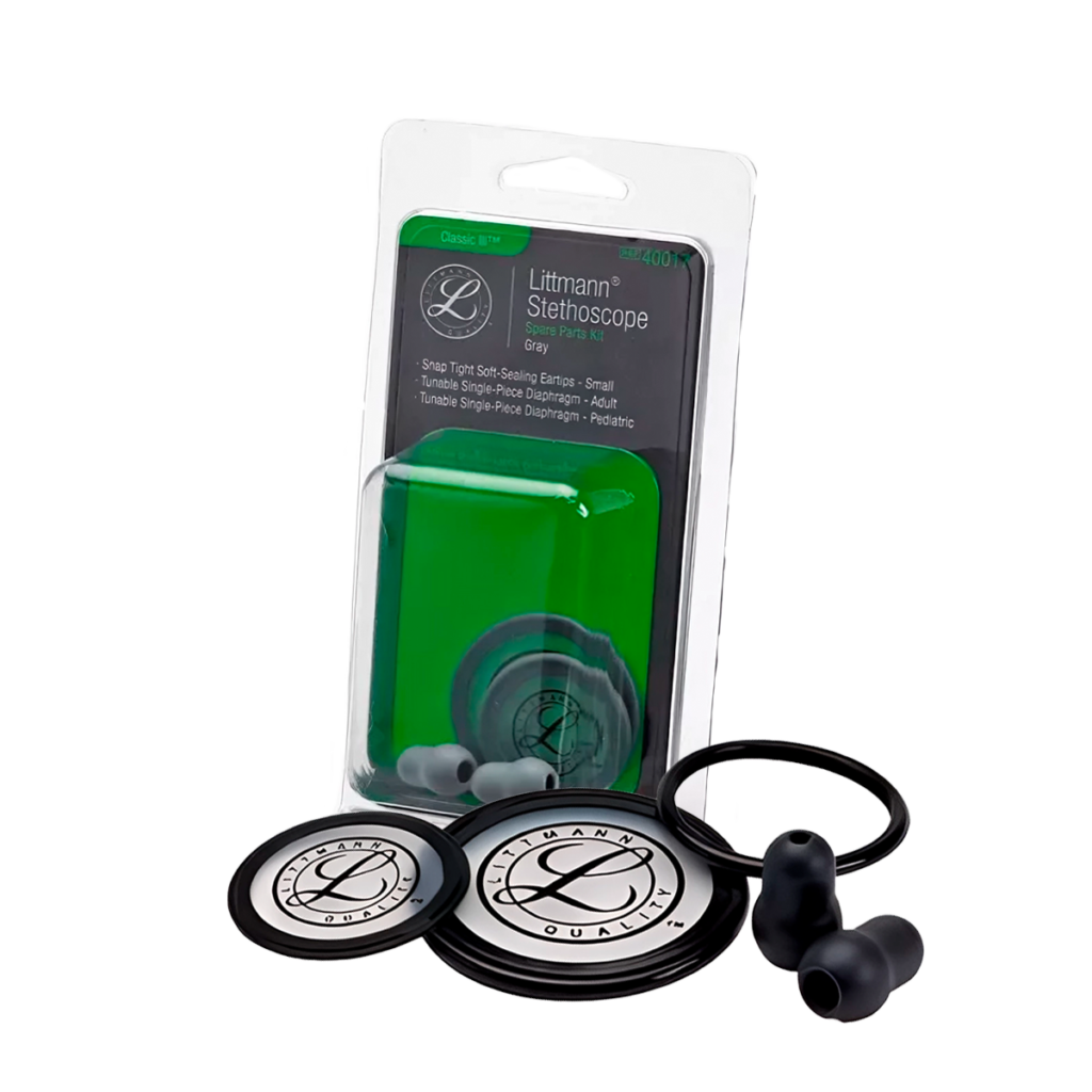 Kit partes para littmann classic III color negro