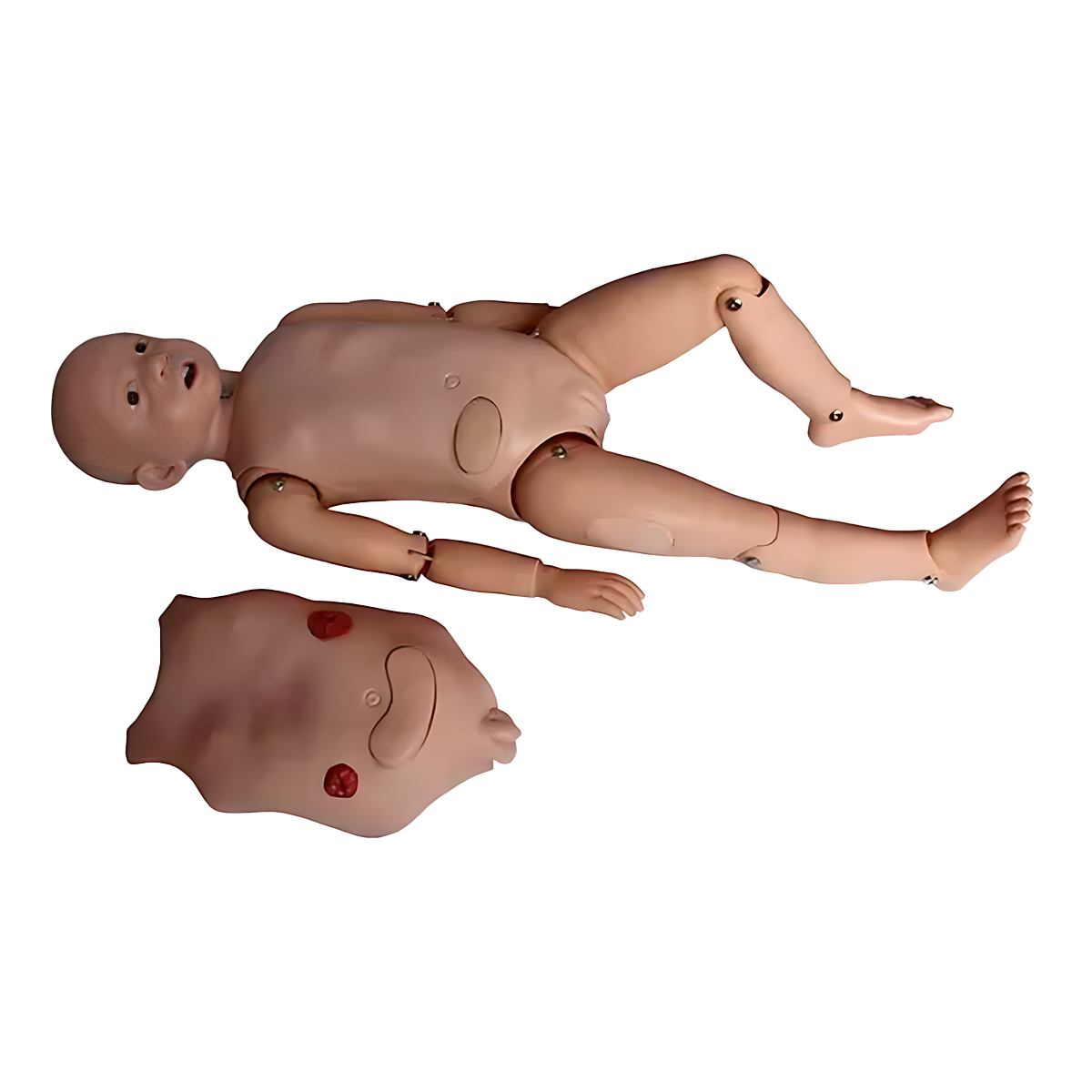 Simulador de entrenamiento de enfermería para niños de 3 años
