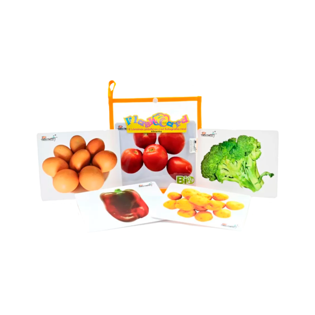 Flash card alimentos
