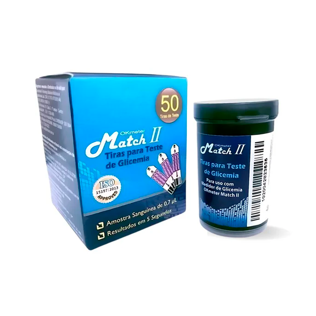 Lancetas y tirillas glucometro match ll