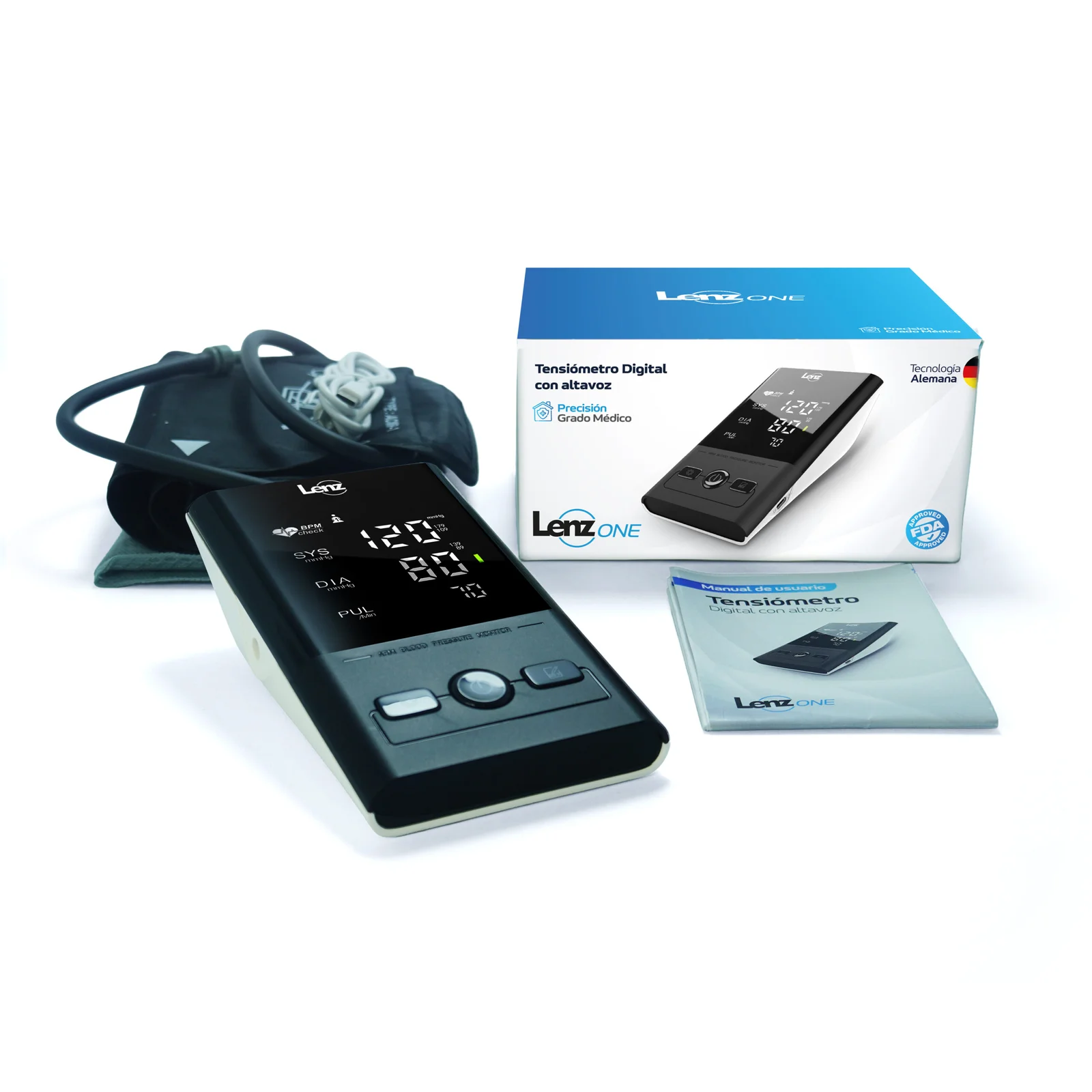 Kit Monitoreo de Salud en Casa Tensiómetro, Oxímetro y Glucómetro - Imagen 2