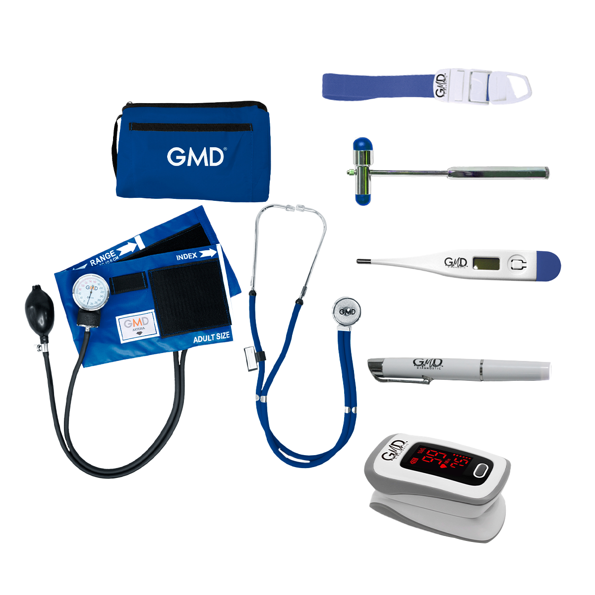 kit de enfermeria completo con oximetro