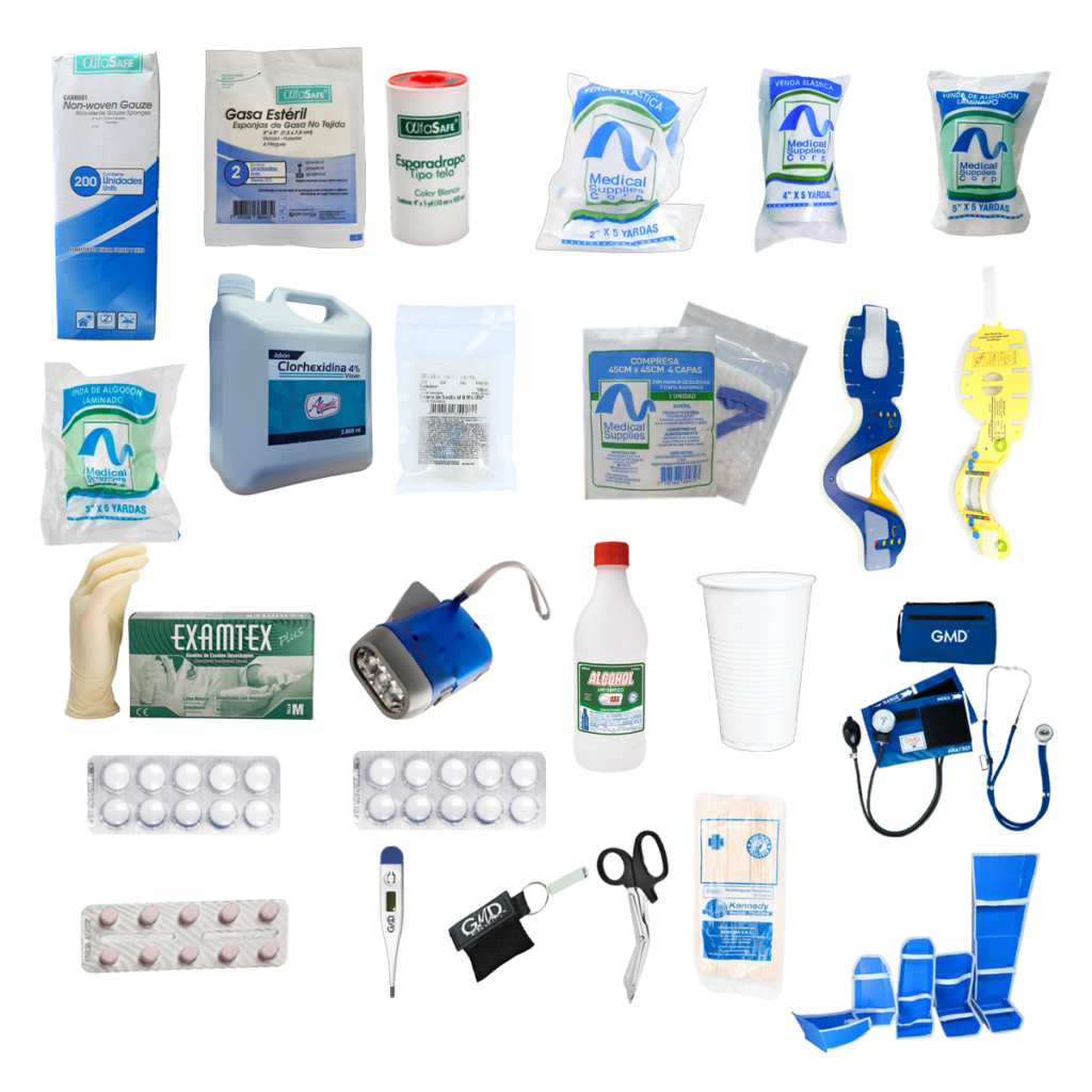 Insumos botiquín tipo C