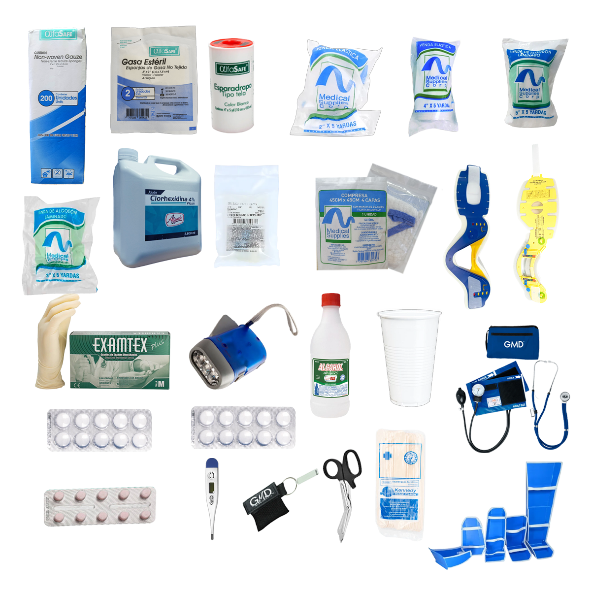 Insumos botiquín tipo C